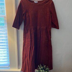 Corduroy Midi Dress